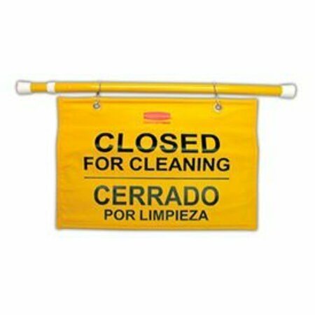 RUBBERMAID COMMERCIAL Rubbermaid 9S16 Site Safety Hanging Sign FG9S1600YEL